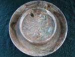 Chicken waterer, two-piece, marbled plastic (bakelite) base