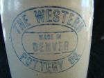 'The Western Pottery Co. Made in Denver'