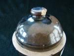 Chicken waterer, stoneware, molded, green glaze, black glaze, mottled glaze, no glaze on shoulder, finial (chipped), two-piece, top only.