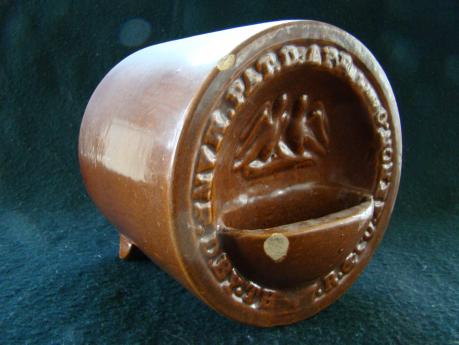 Antique Stoneware Chicken Feeder (OH) Antique Stoneware Chicken Feeder (OH)